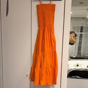 Peixoto Vibrant Orange Maxi Dress